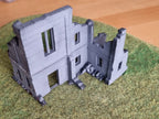 Ruines de manoir – décor modulable pour table de jeu et dioramas