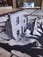 Ruines de manoir – décor modulable pour table de jeu et dioramas