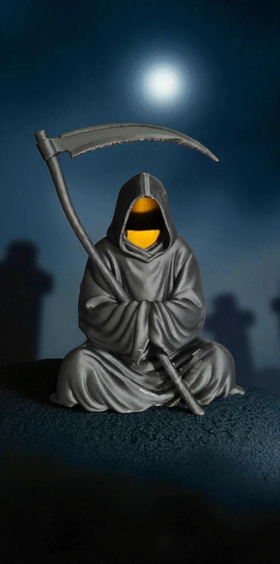 Faucheuse Méditative – Photophore LED d’ambiance