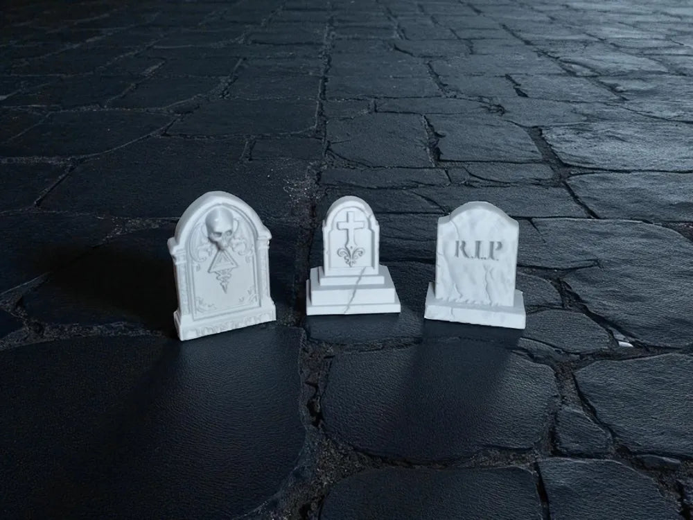 Mini Pierres Tombales lot de 3