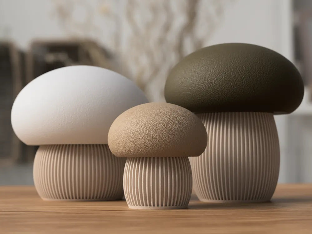 Champignon Nordic – Boîte déco à vis
