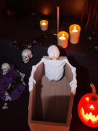 Squelette & cercueil - Présentoire à bonbon