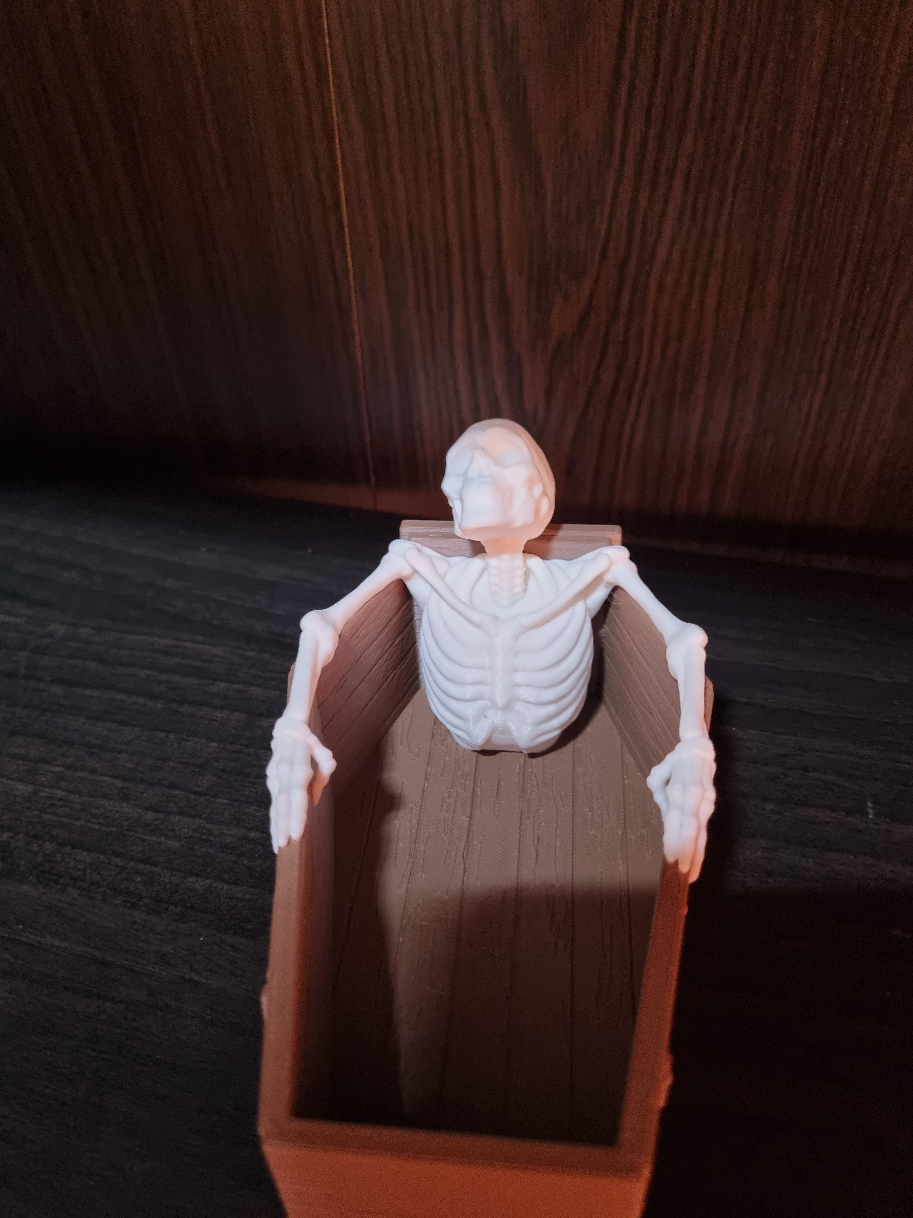 Squelette & cercueil - Présentoire à bonbon