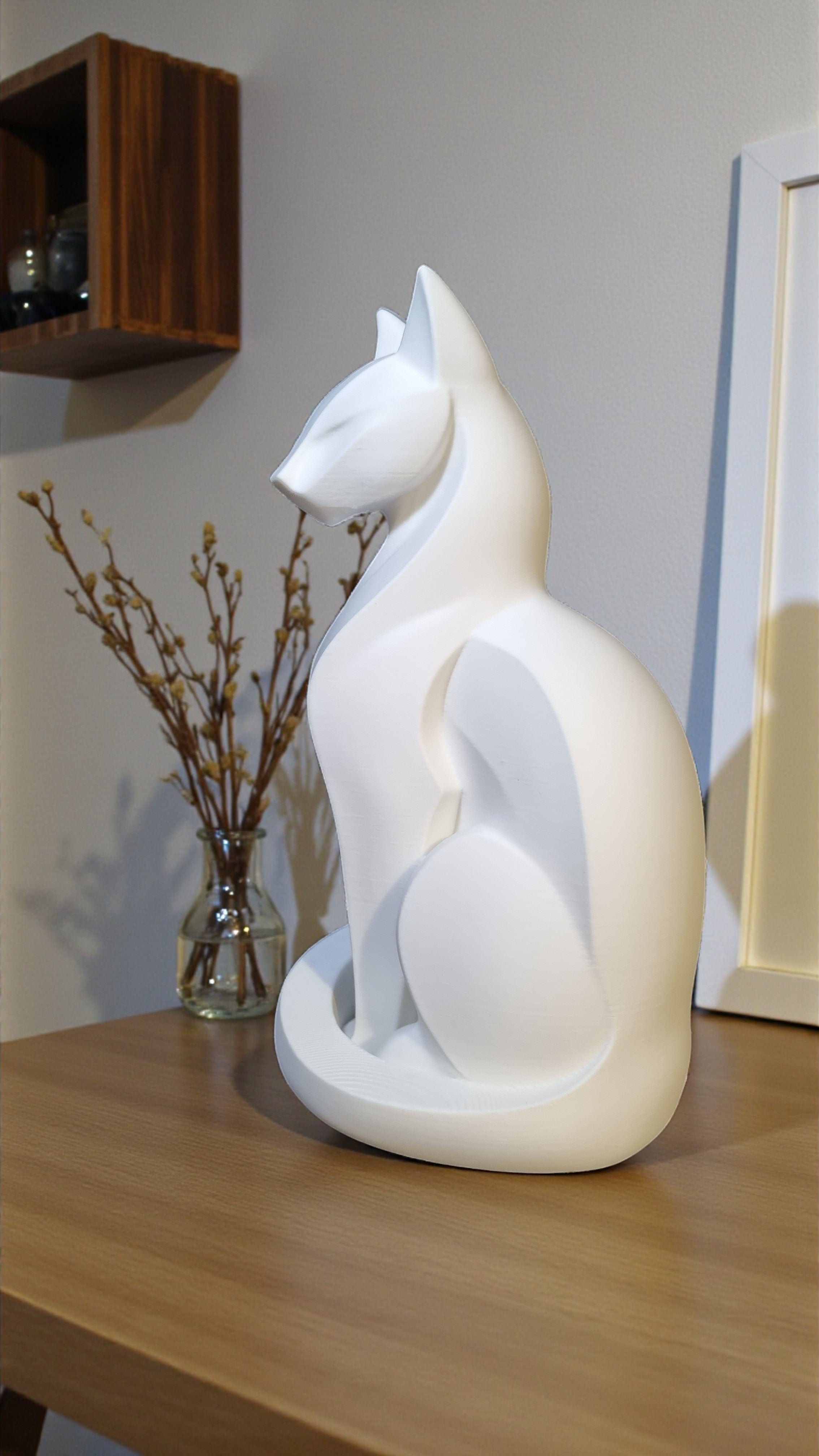 Sculpture Chat - Statuette déco moderne