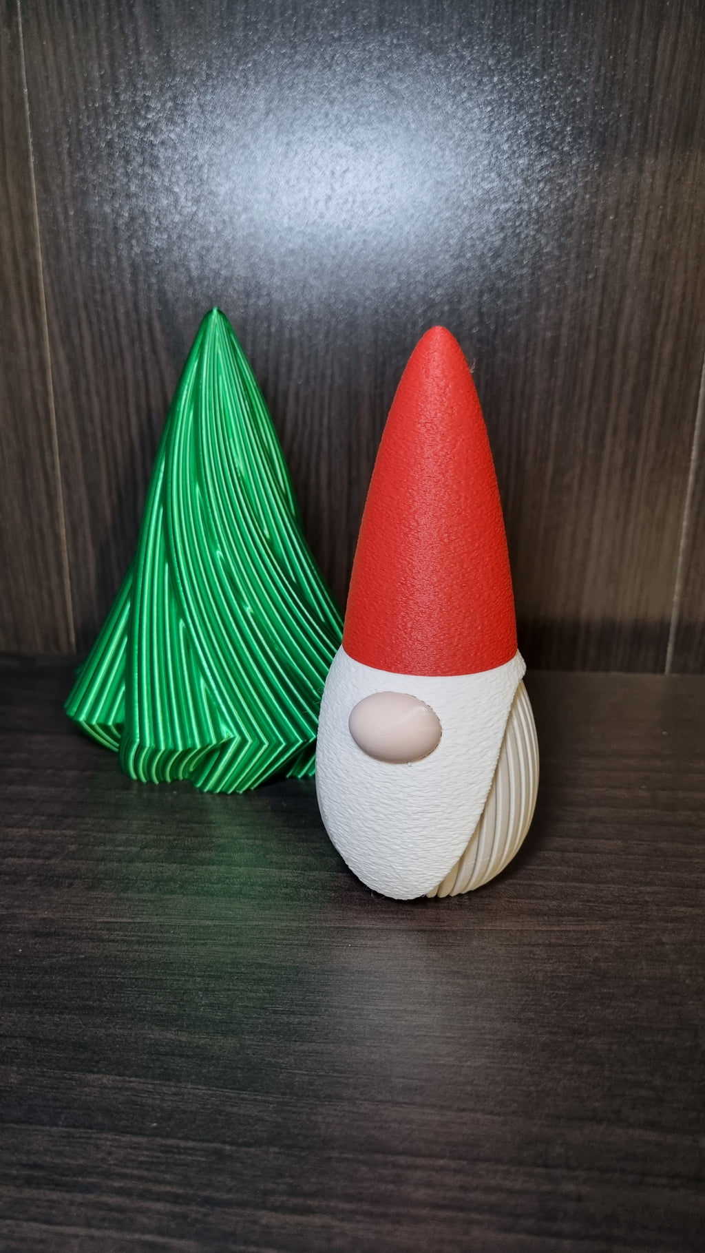 Gnome nordique minimaliste – Duo déco d’hiver