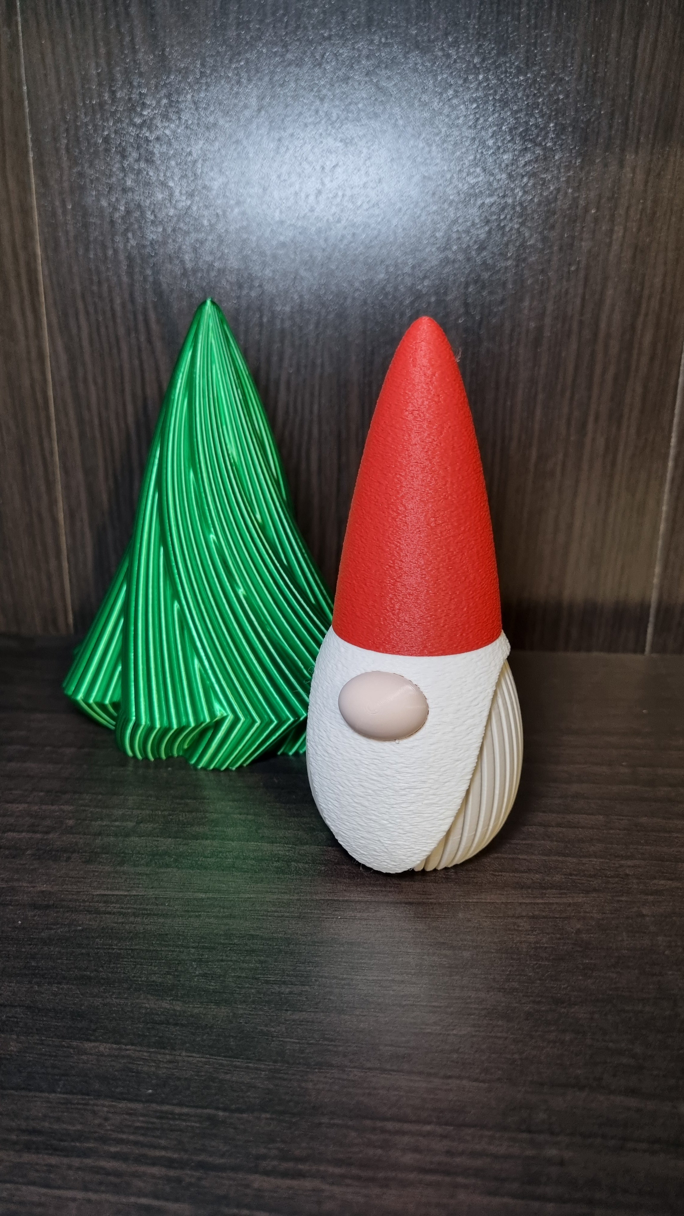 Gnome nordique minimaliste – Duo déco d’hiver