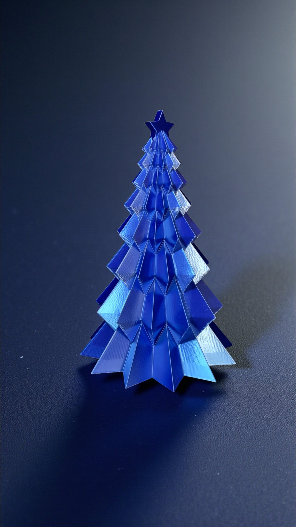 Sapin Origami Étoilé – Déco de Noël LED
