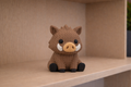 Figurine Sanglier Kawaii – Amigurumi Crochet 3D, 6 cm