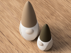 Gnome nordique minimaliste – Duo déco d’hiver