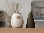 Gnome nordique minimaliste – Duo déco d’hiver