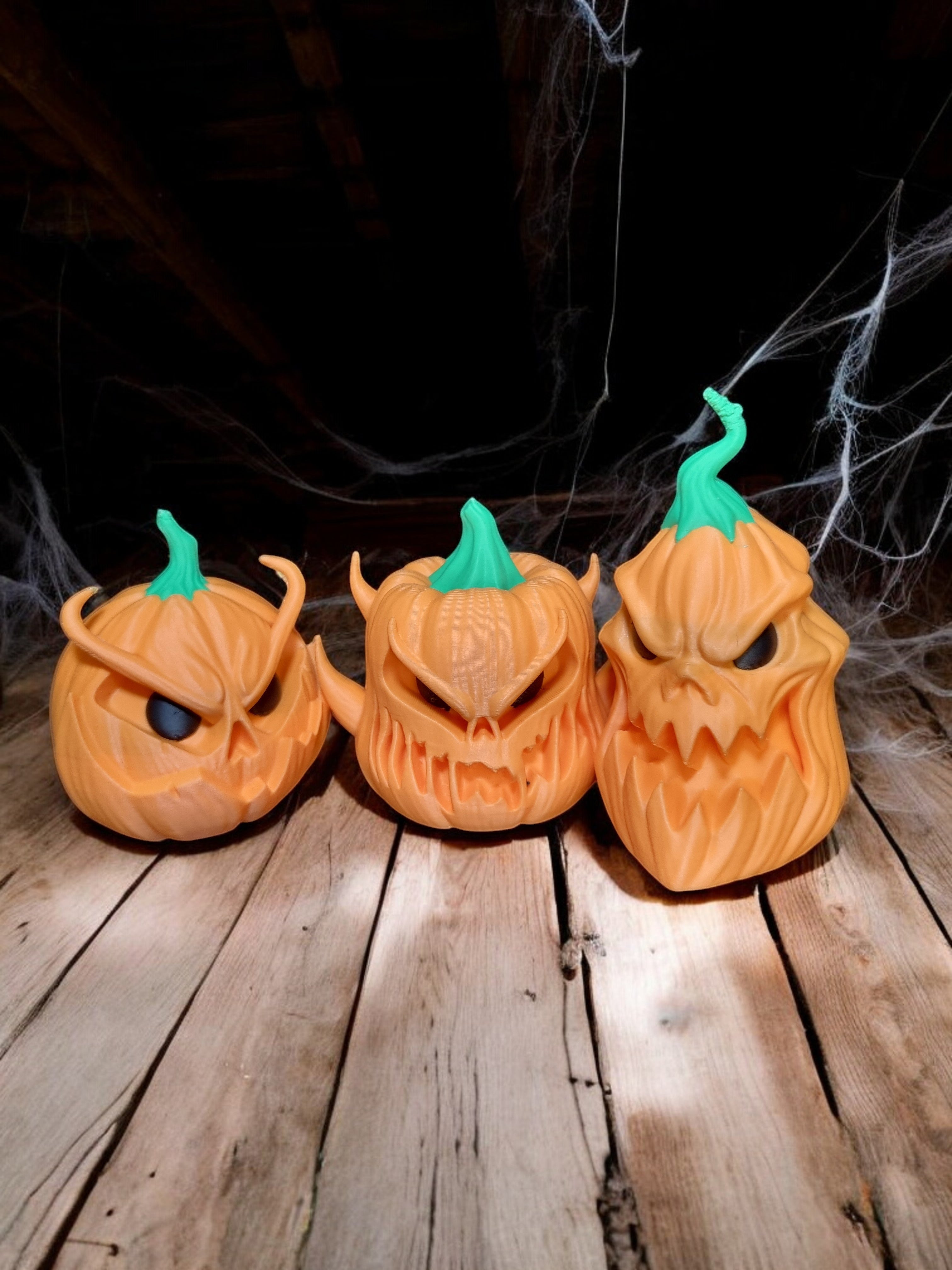 Citrouille Cornue Ombre-Lune "Les trois frères"