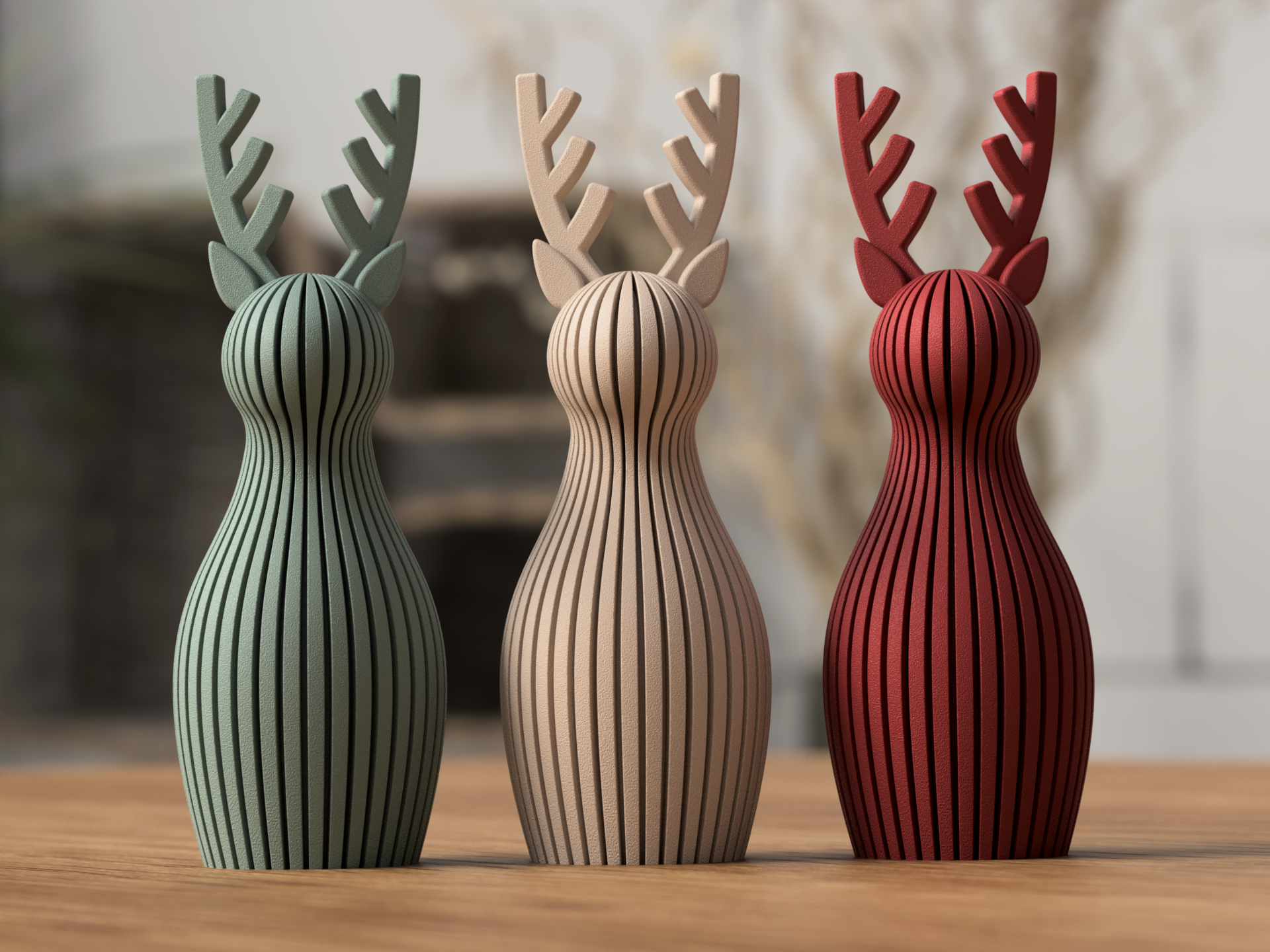 Renne nordique – déco minimaliste & chaleureuse