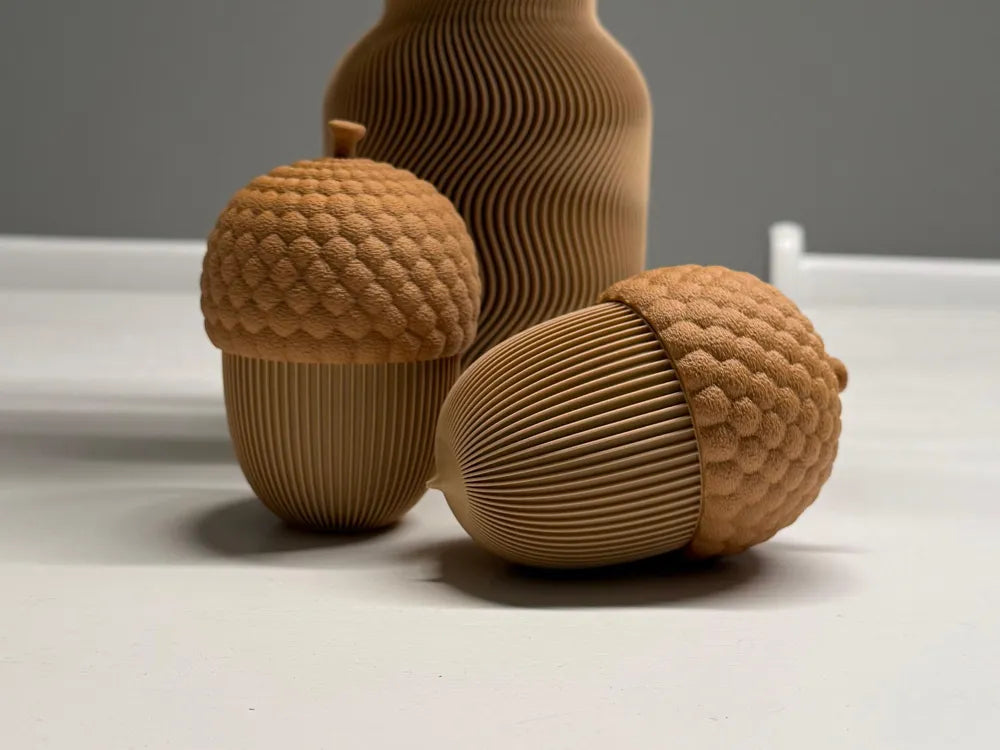 Boîte gland vide-poche en situation, décoration d'intérieur biosourcée, Tresor3D