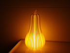 Butternut nervurée en plusieurs coloris, impression 3D PLA biosourcé, Tresor3D