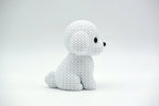 Figurine Bichon Frisé Kawaii, autre angle de vue, Tresor3D