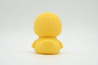 Figurine canard kawaii effet tricoté, vue arrière