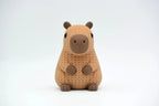 Figurine capybara kawaii effet tricoté, vue arrière