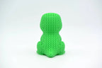 Figurine dinosaure t-rex kawaii effet tricoté, vue arrière