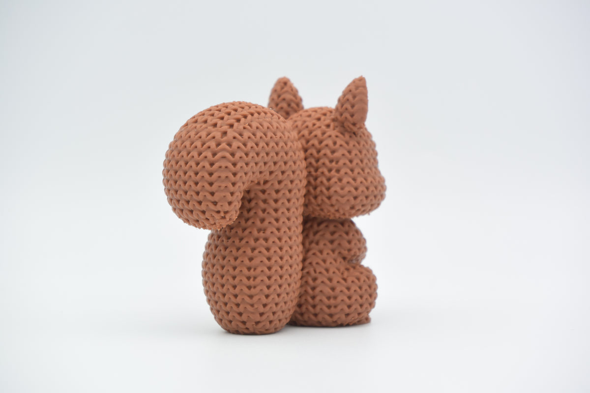 Figurine écureuil Kawaii, autre angle de vue, Tresor3D