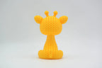 Figurine girafe kawaii effet tricoté, vue arrière