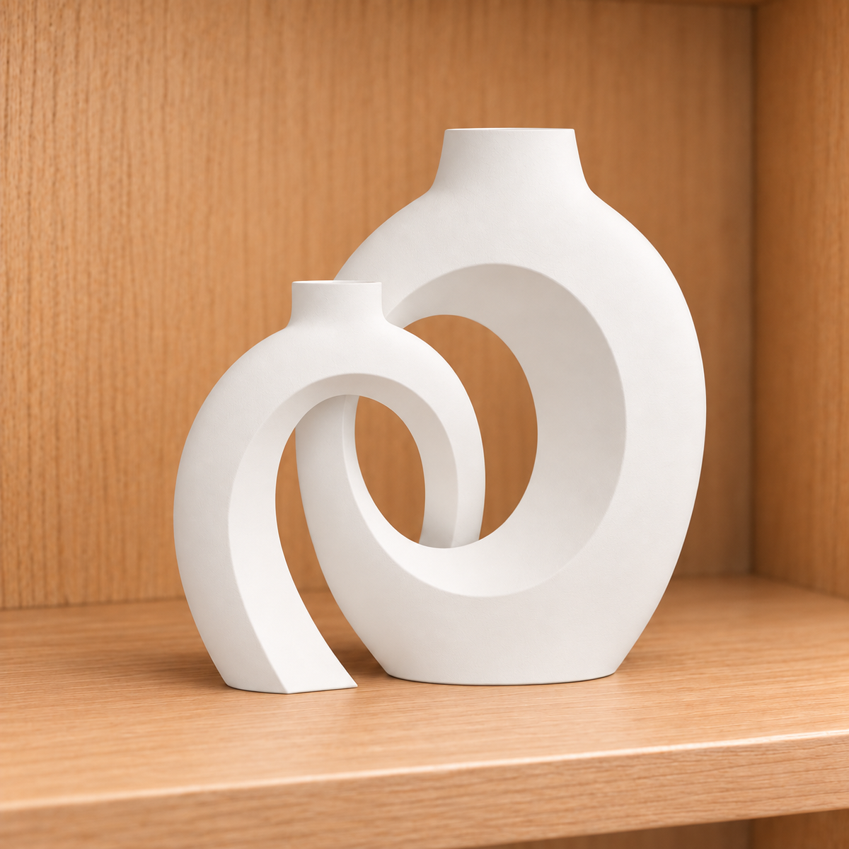 Figurine vase nordique kawaii effet tricoté amigurumi 3D Tresor3D, vue principale