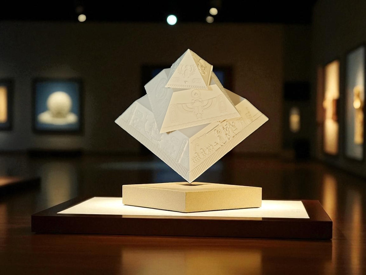 Pyramide égyptienne secrète, casse-tête à compartiment, PLA biosourcé, Tresor3D