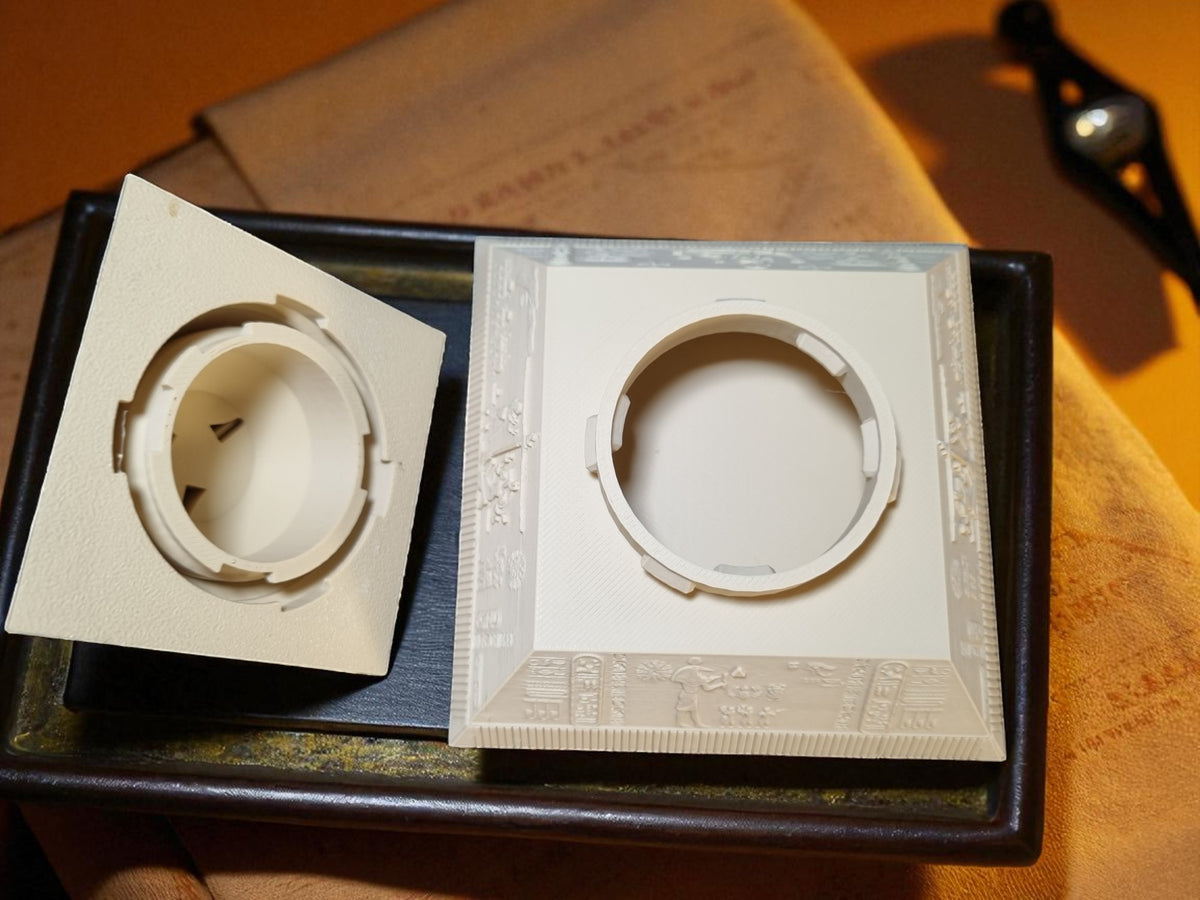 Pyramide égyptienne secrète, autre angle de vue, Tresor3D