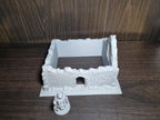 Ruine de chapelle, vue de dessus, Tresor3D