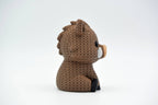 Figurine Sanglier Kawaii 🐗 Effet Crochet 3D Amigurumi – Déco Mignonne